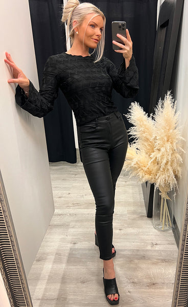 Karessa maleca top - black