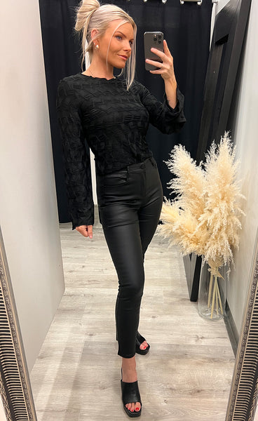 Karessa maleca top - black