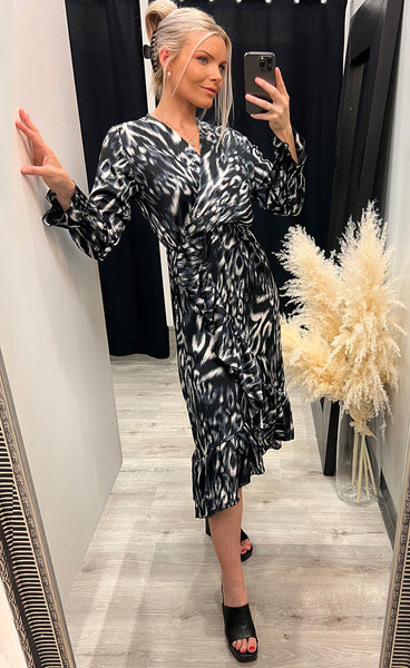 Ruby dress - black leo