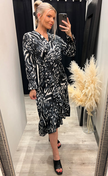 Ruby dress - black leo