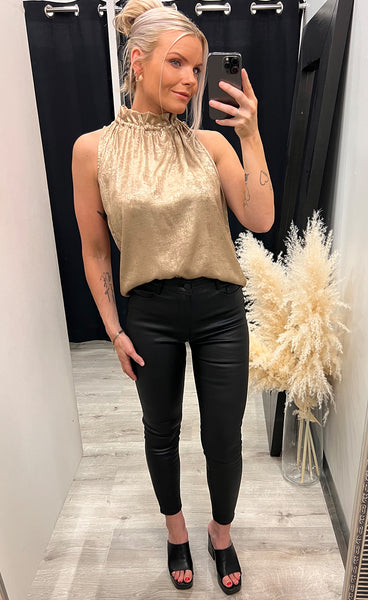 Liva blouse - gold