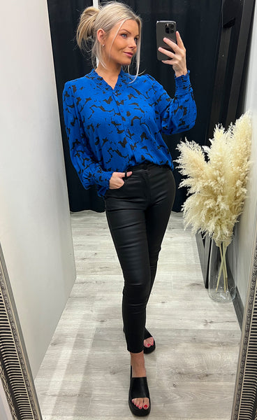 Nemmy blouse 2 - princess blue