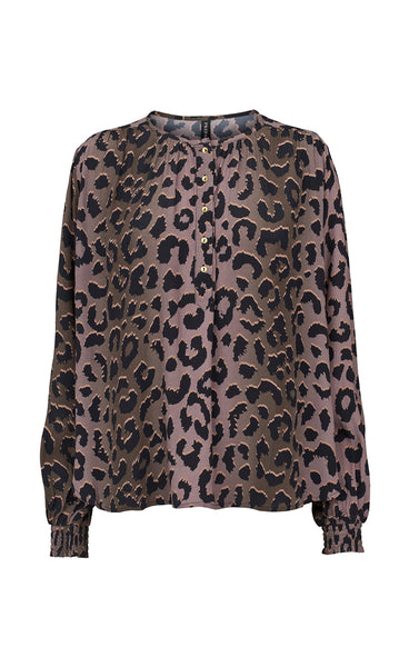 Theresa blouse - leopard