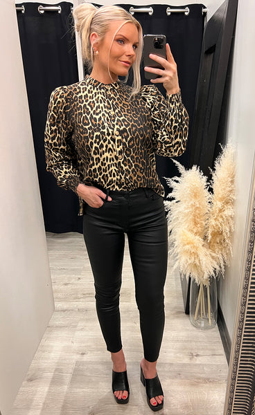 Amira blouse - leopard