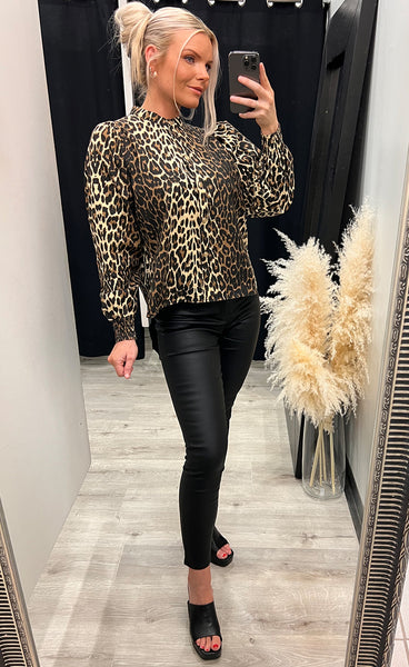Amira blouse - leopard