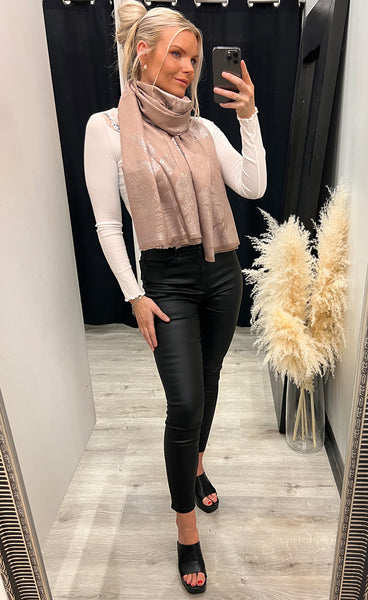 Klútur 04 - rose/silver