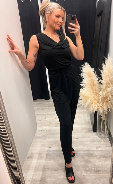 Maya samfestingur - black