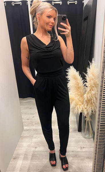 Maya samfestingur - black