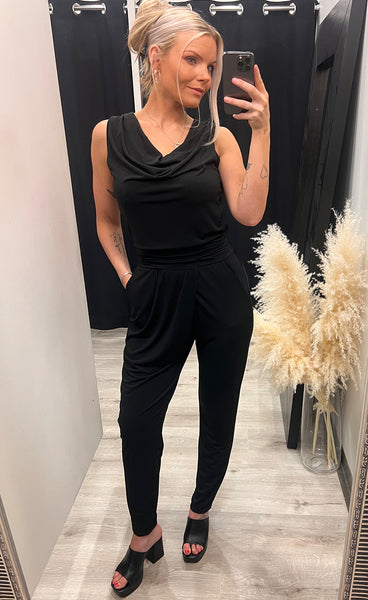 Maya samfestingur - black