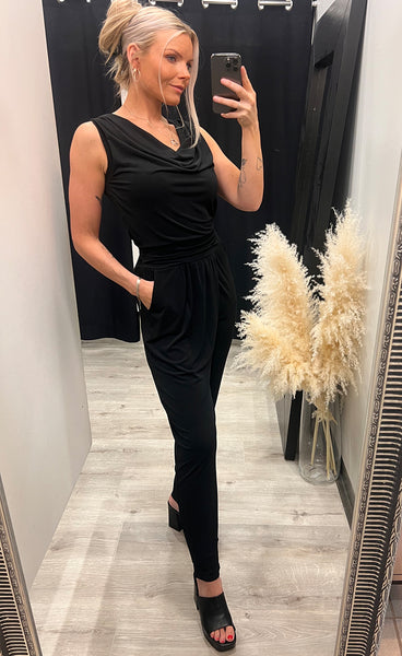 Maya samfestingur - black