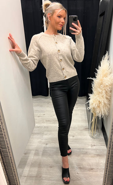 Uma knit cardigan - sand