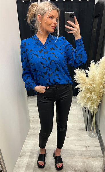 Nemmy blouse 2 - princess blue