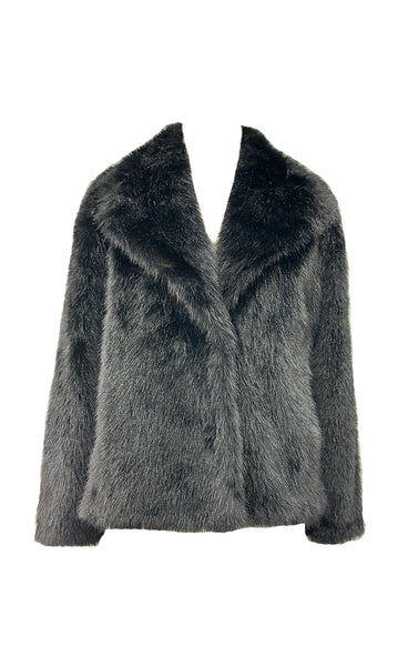 Loðjakki 7176 - black