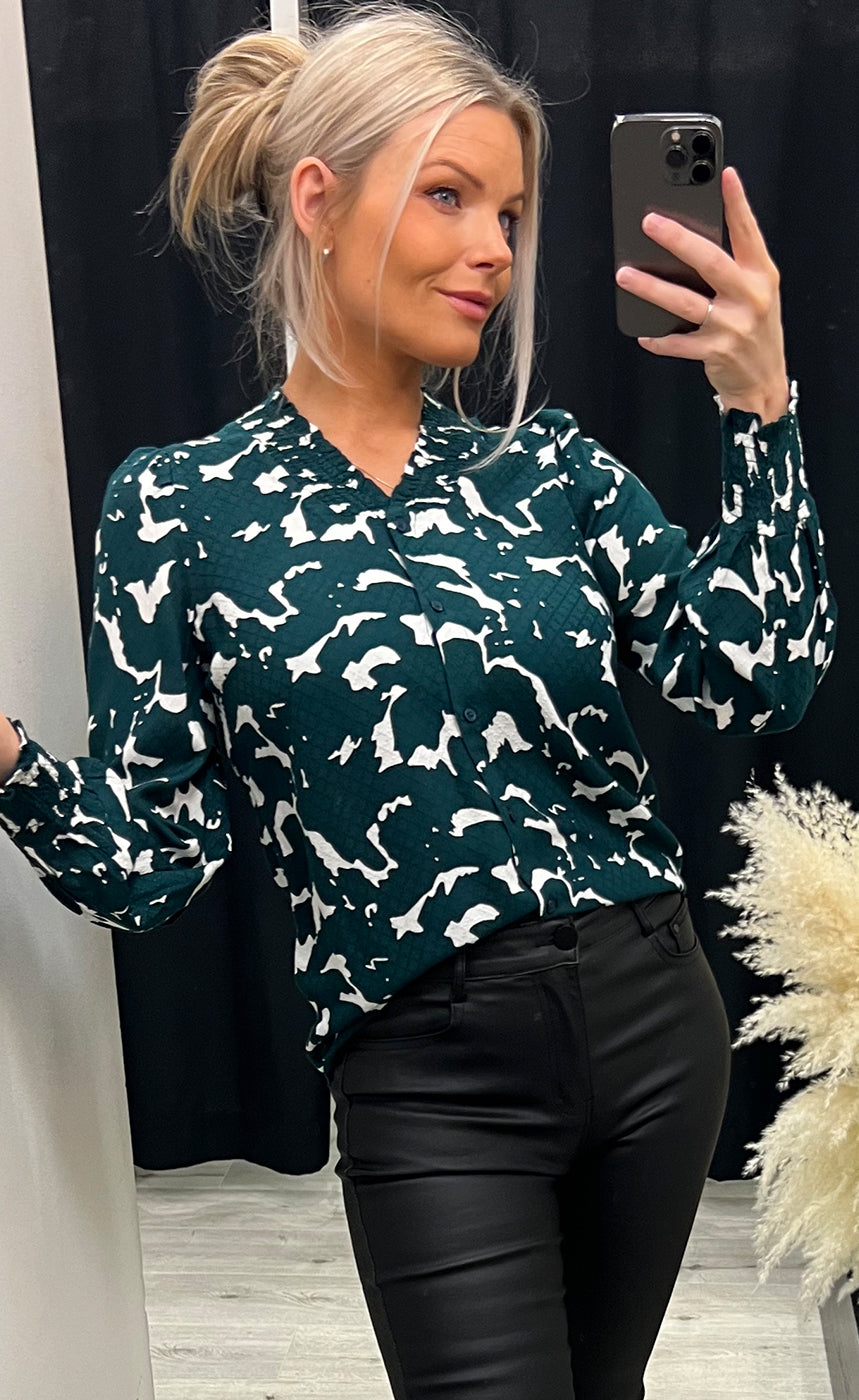 Nemmy blouse 2 - ponderosa pine