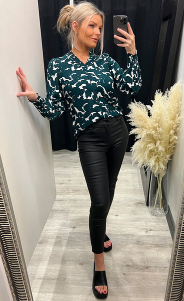 Nemmy blouse 2 - ponderosa pine