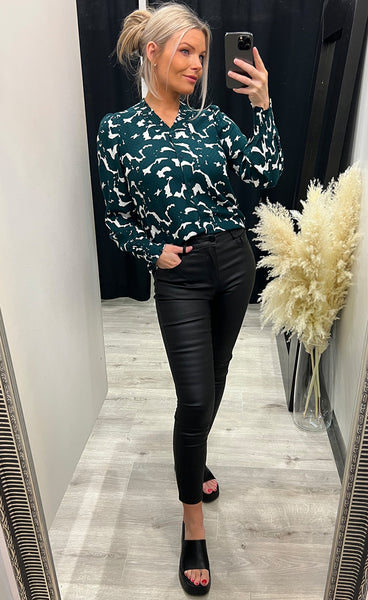 Nemmy blouse 2 - ponderosa pine