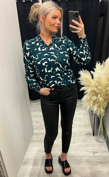 Nemmy blouse 2 - ponderosa pine