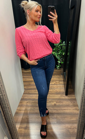 Jess blouse - camellia rose