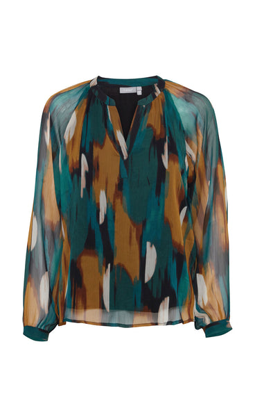 Cheaky blouse 1 - breen mix