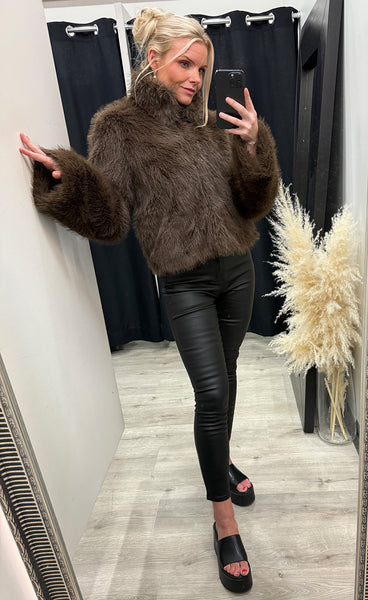 NOELLA N-Marietta jacket - chocolate