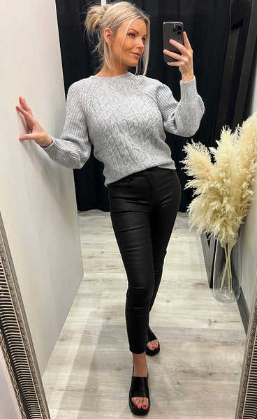 Mylle pullover - grey melange