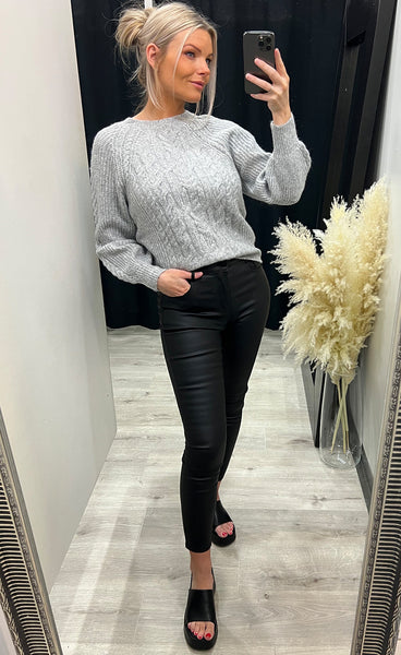 Mylle pullover - grey melange