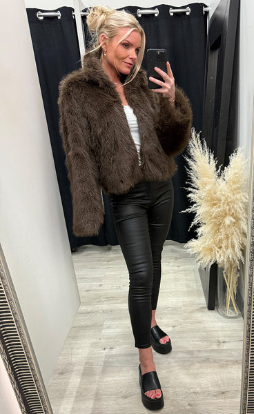 NOELLA N-Marietta jacket - chocolate