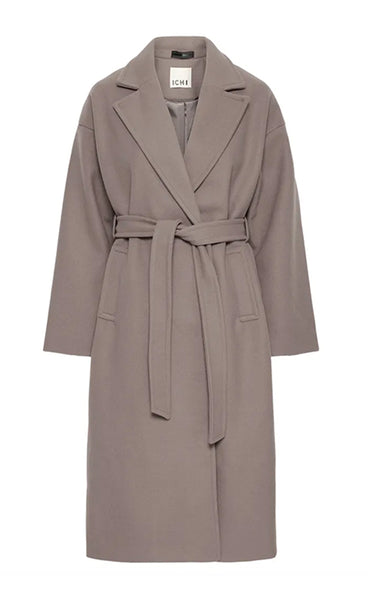 ICHI Jannet jacket 8 - taupe gray melange