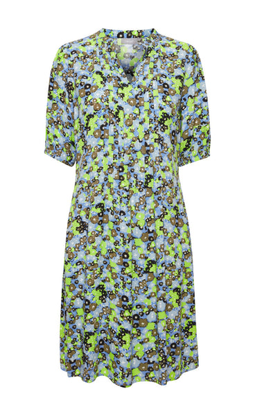 Merla dress - ultramarine mix