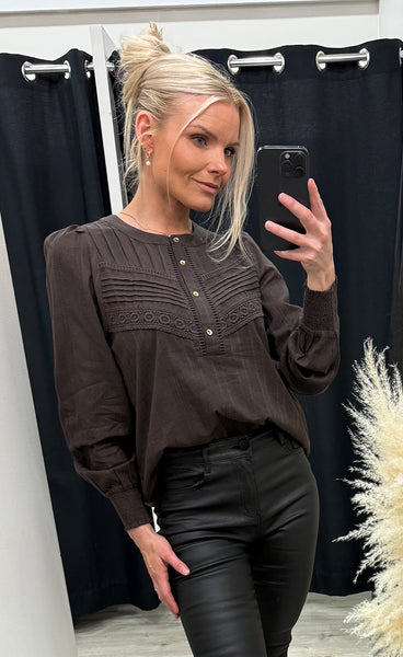 PREPAIR Thea blouse - brown