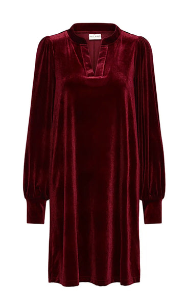 Barbara dress - fig red