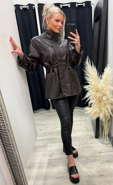 SP Livio jacket - dark chocolate