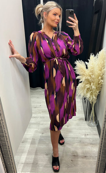 Dany dress 1 - sparkling grape