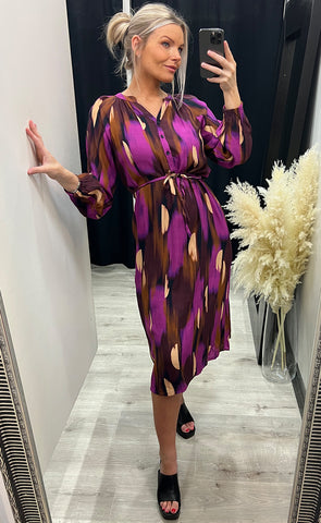 Dany dress 1 - sparkling grape