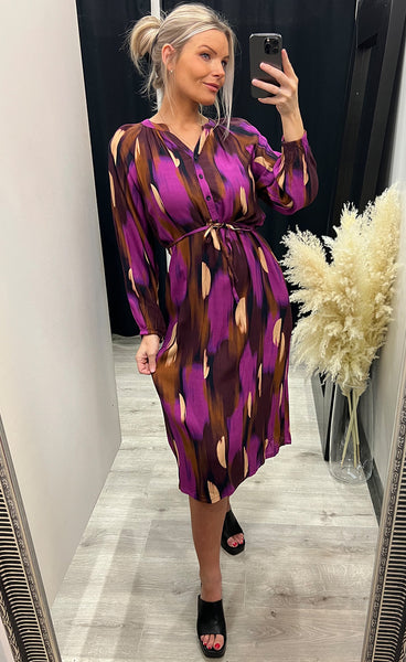 Dany dress 1 - sparkling grape