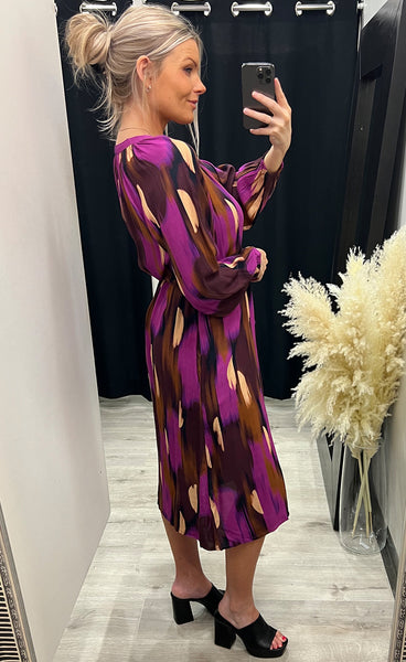 Dany dress 1 - sparkling grape