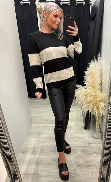Edeen pullover - meteorite stripe
