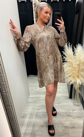 Edene dress 1 - silver mink mix
