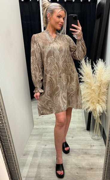 Edene dress 1 - silver mink mix