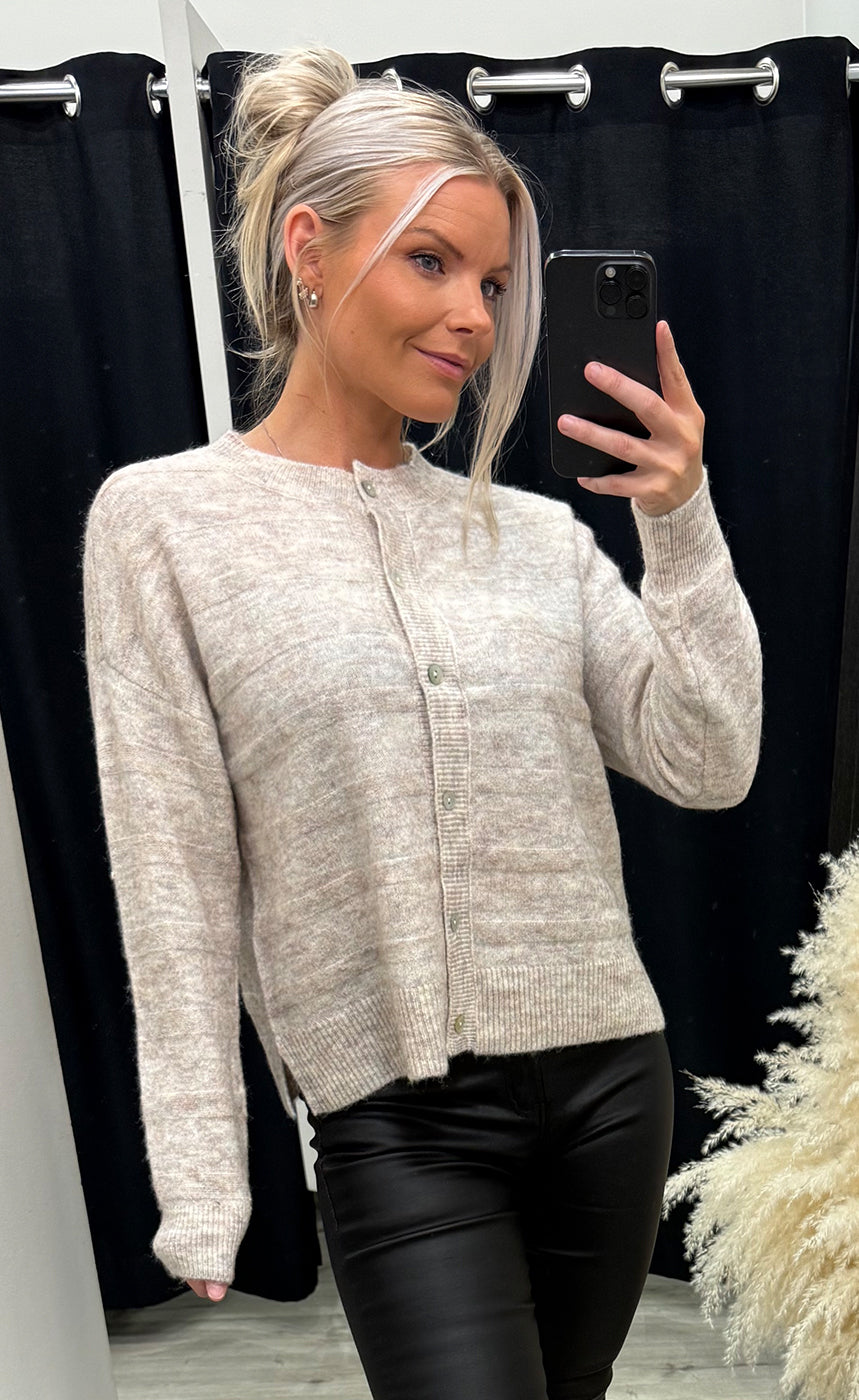 Sanny cardigan 6 - oatmeal melange
