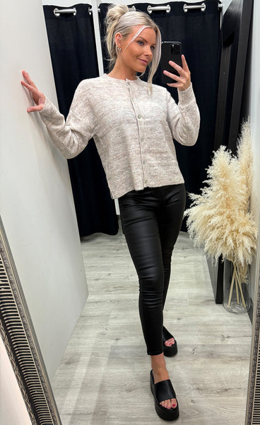 Sanny cardigan 6 - oatmeal melange