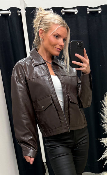 SP Loro jacket - dark chocolate