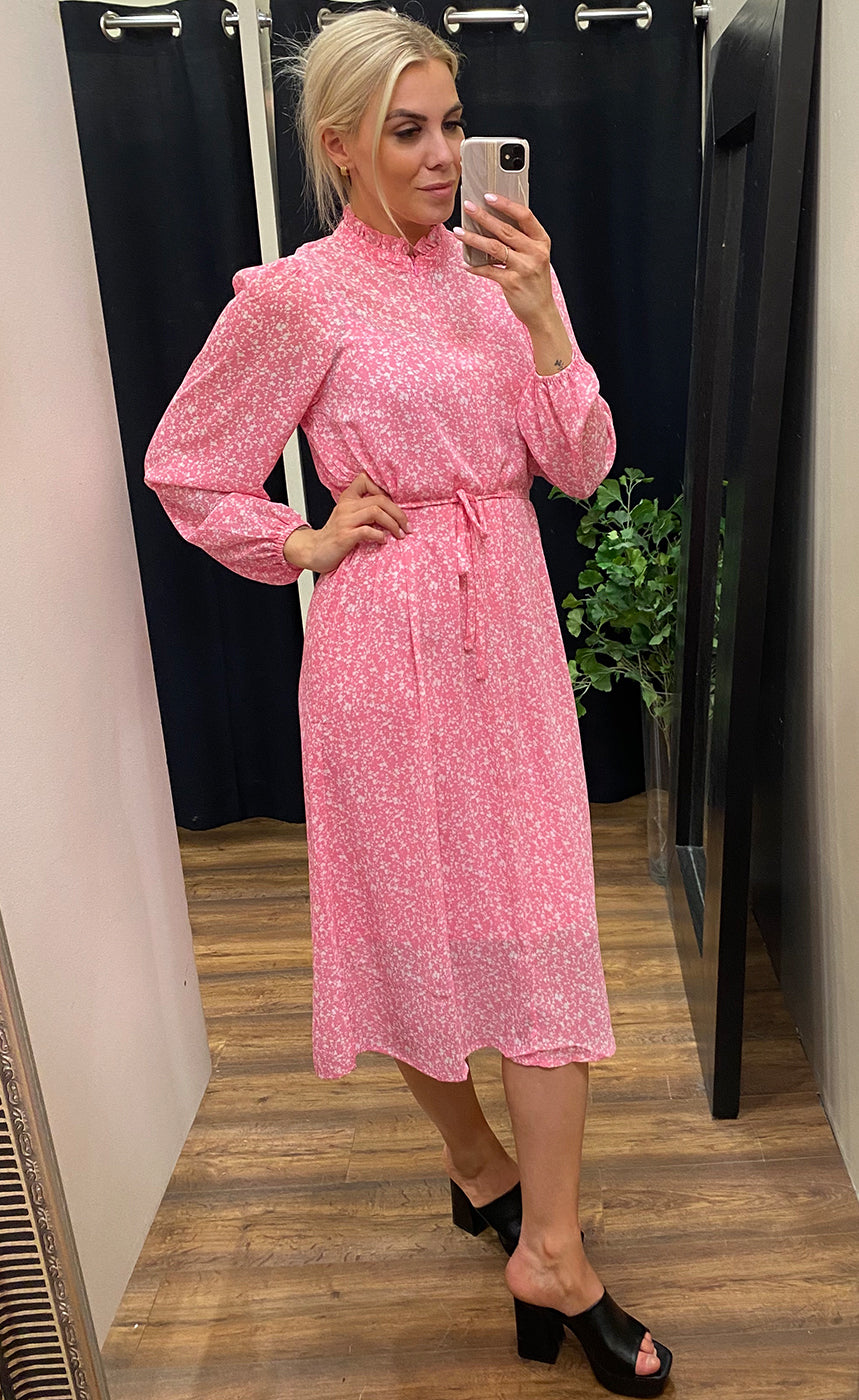 Elanina dress - white flower