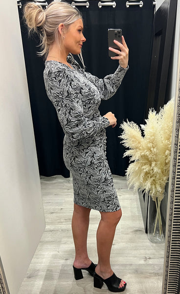 Randy dress - silver glitter