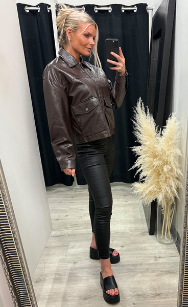 SP Loro jacket - dark chocolate