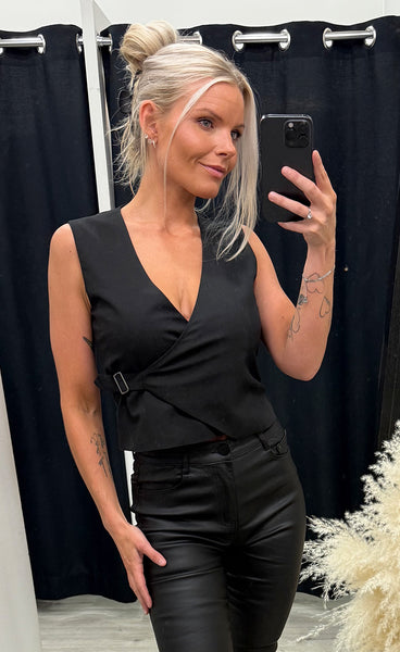 Machella waistcoat - black