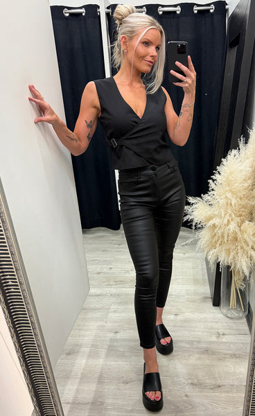 Machella waistcoat - black