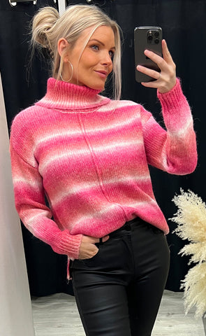 Agnes pullover - pink mix