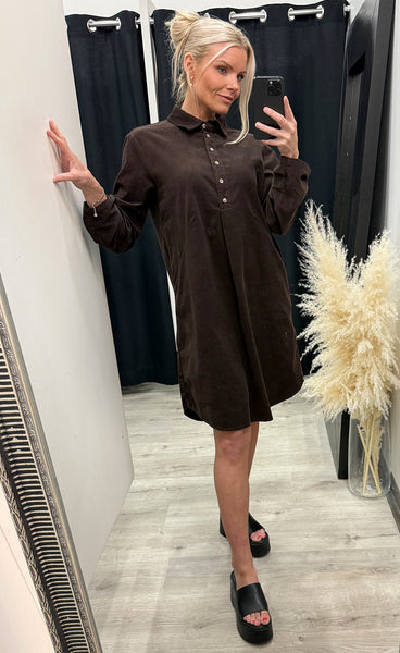 FRANSA Cory dress 2 - hot fudge