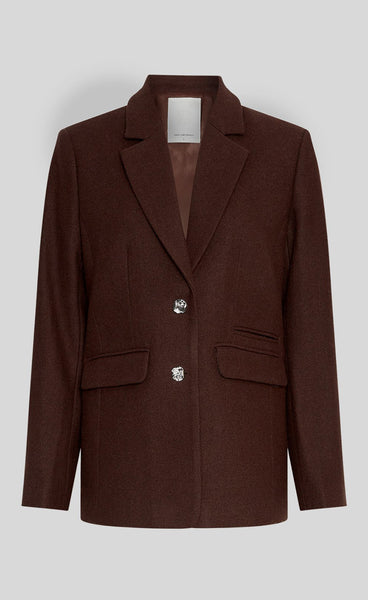 Elliot loose blazer - hot fudge
